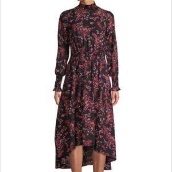 NANETTE LEPORE size 8 dragonfruit NWT floral dress - Picture 3 of 9